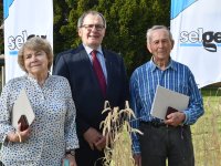 Zleva: Ing. Alena Hanišová, prof. Josef Soukup, Ing. Pavel Amler (foto Ing. Michal Vokřál, CSc.)